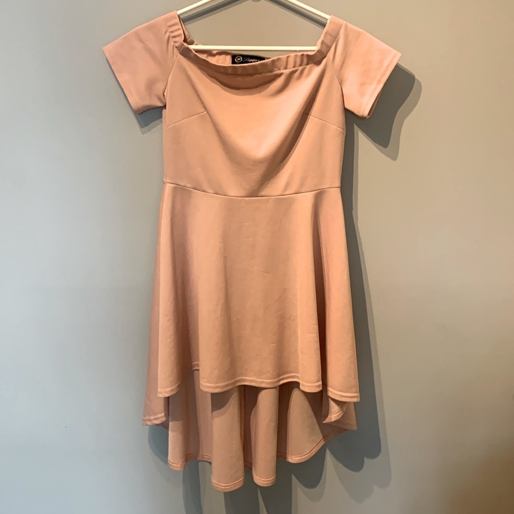 Sunnow Pink High Low Dress